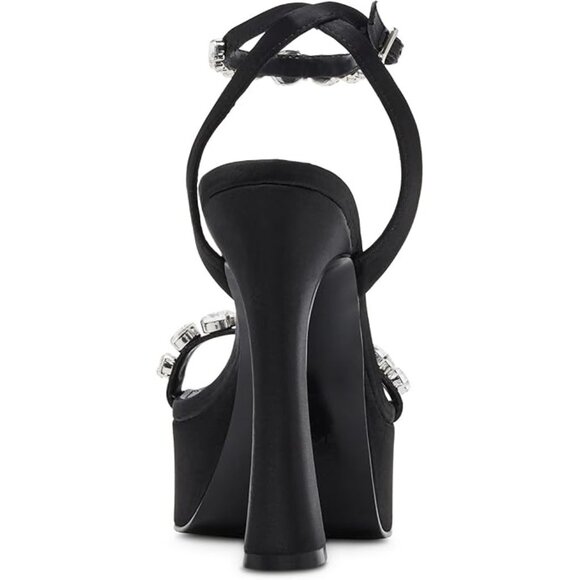 Steve Madden Womens Zoey Pointed Toe High Heels Sandals Black Size 10M NIB - Picture 8 of 9